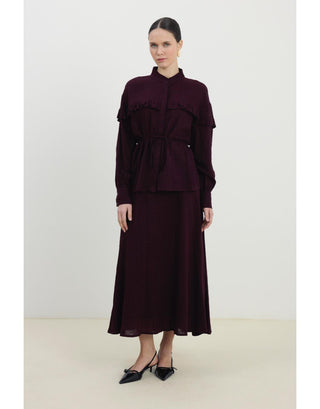 Lovely Etekli Takım - Bordo