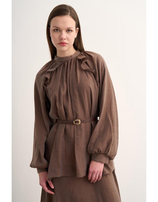 Cayden Etekli Takım - Kahve