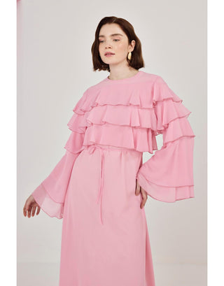 alivia elbise - Pembe