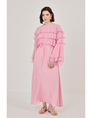 alivia elbise - Pembe