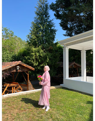 Mia Etekli Takım - Pembe
