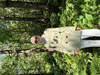 Yan Bağlamalı Ceket - Mint