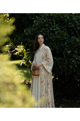 Galvin Uzun Kimono - Mint