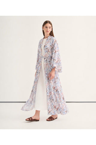 Galvin Uzun Kimono - Bebe Mavi