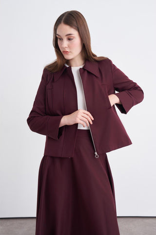 Elyse Trenç Takım - Bordo