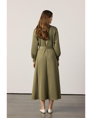 Scuba Elbise - Haki