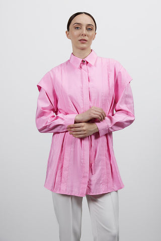 Biyeli Gömlek - Pembe