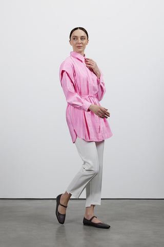 Biyeli Gömlek - Pembe